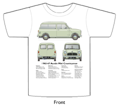 Austin Mini Countryman (all metal) 1965-67 T-shirt Front